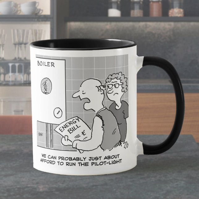 Mug Prix de l'essence Choc de l'énergie Bill et de la  (Créateur téléchargé)