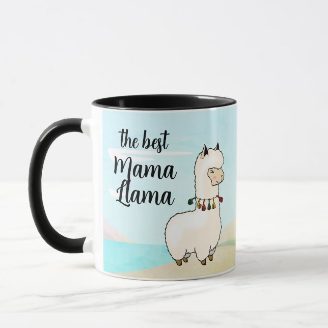 Mug Prix "Meilleure maman lama" (Gauche)