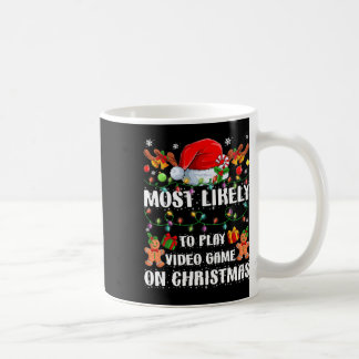Mug Probable De Jouer À Jeu Vidéo Sur Noël Joyeux Arbr