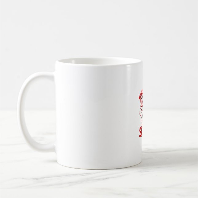 Mug Problème résolu chat noir (Gauche)