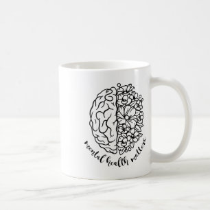 Mug Problèmes de sensibilisation à la santé Fleurs Cer