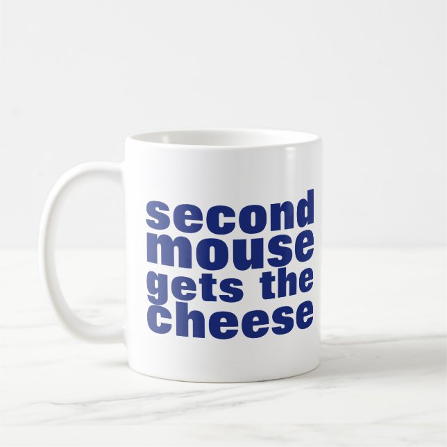 Mug Procrastinateurs | La deuxième souris obtient le f (Gauche)