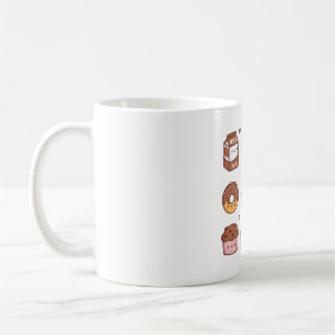 Mug Produits alimentaires au chocolat mignon Doodles