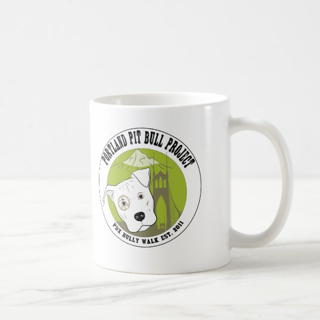 Mug Produits d'amusement de projet de pitbull de (Droite)
