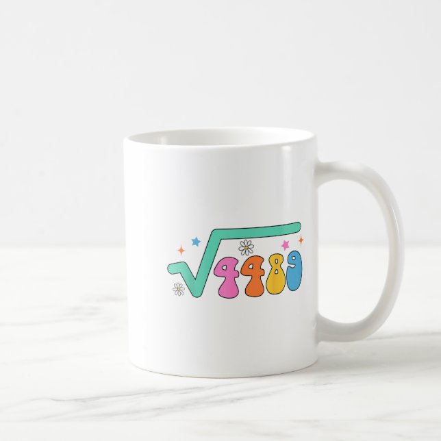 Mug Prof de maths amateur de maths la racine carrée de (Droite)