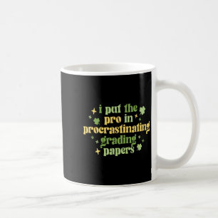 Mug Prof Jour De La Saint Patrick École Pro En Retard