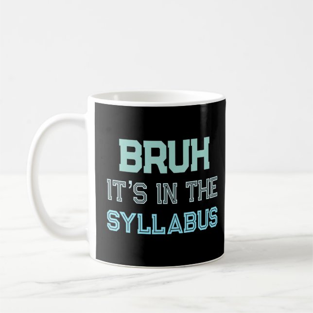 Mug Professeur amusant dire personnel enseignant C'est (Gauche)