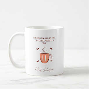 Mug Professeur d'anglais de vocabulaire