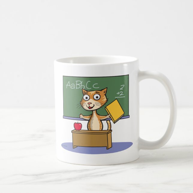 Mug Professeur de chat (Droite)