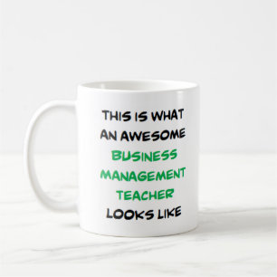 Mug professeur de gestion d'entreprise, génial