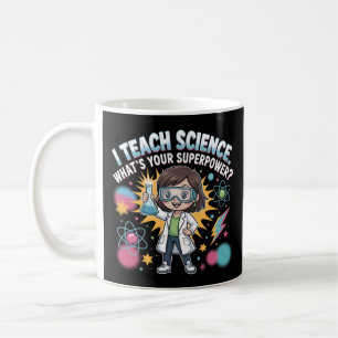 Mug Professeur de science Kawaii – Superpouvoir Chibi