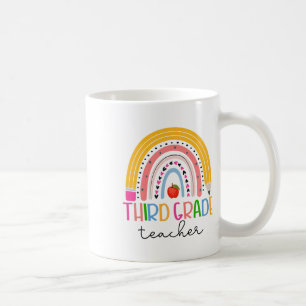 Mug Professeur de troisième année Ck à l'école Boho Ra