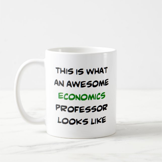 Mug professeur d'économie, génial (Gauche)