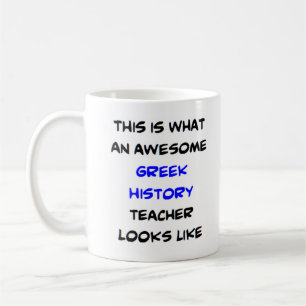 Mug professeur d'histoire grecque, génial
