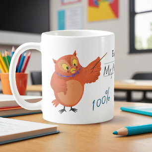 Mug Professeur favori Personnaliser le hibou