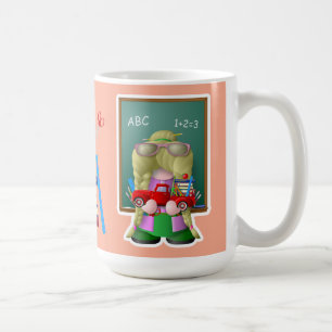 Mug Professeur Gnome avec Petit Camion Rouge