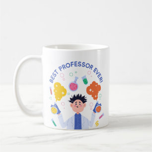 Mug Professeur : Mad Scientifique "Best Professor Ever