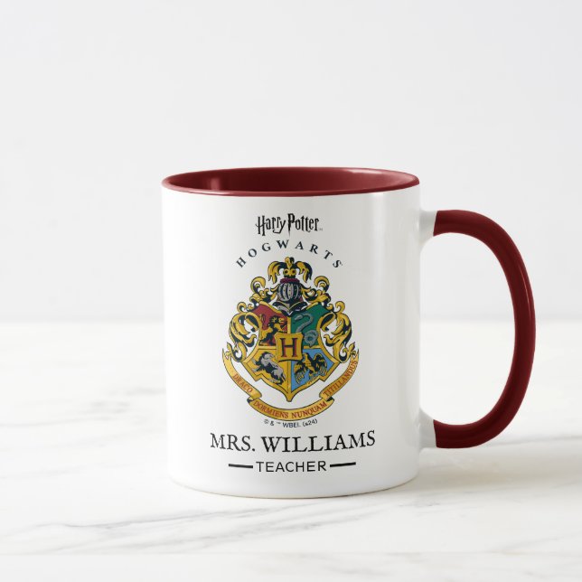 Mug Professeur personnalisé | Badge HARRY POTTER™ (Droite)