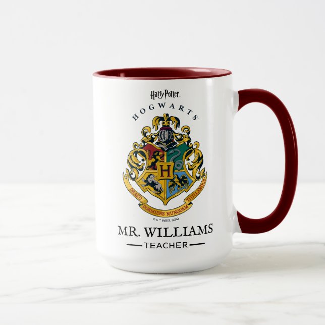 Mug Professeur personnalisé | Badge HARRY POTTER™ (Droite)