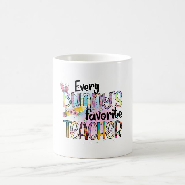 Mug Professeur Préféré de chaque lapin, Bonne Pâques (Centre)