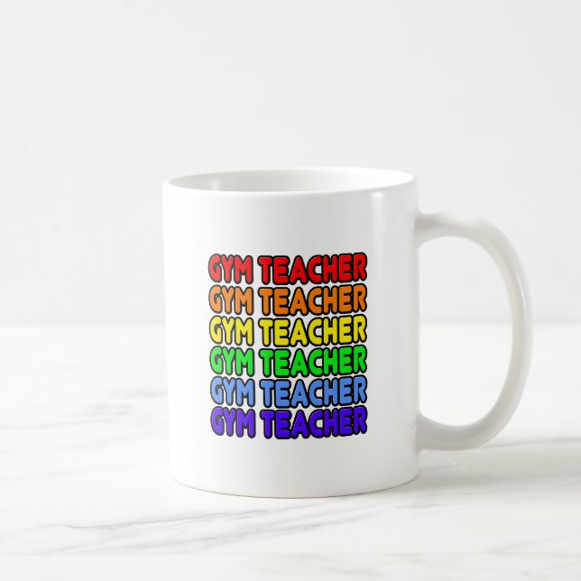 Mug Professeur Rainbow Gym (Droite)