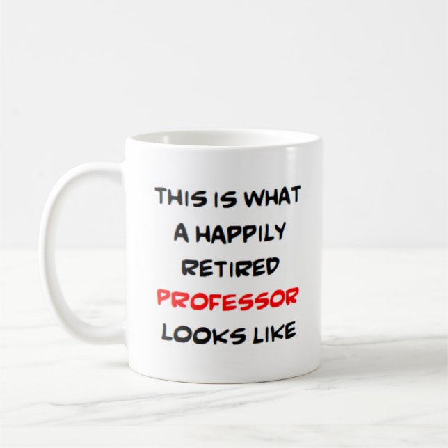 Mug professeur retraité (Gauche)
