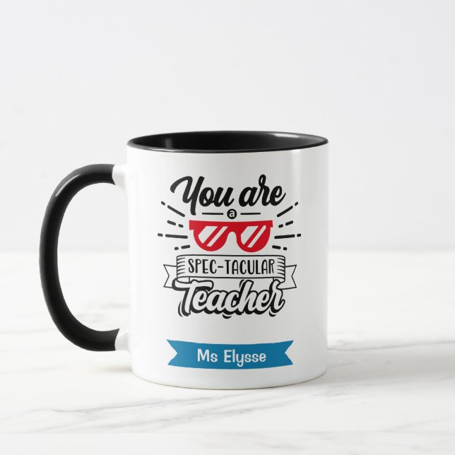 Mug Professeur Spectaculaire amusant jeu de mots Appré (Gauche)