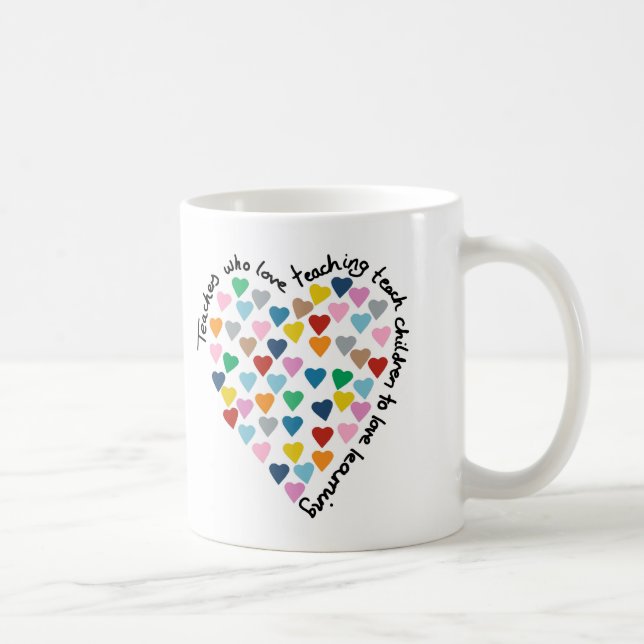Mug Professeurs de coeur de coeurs (Droite)