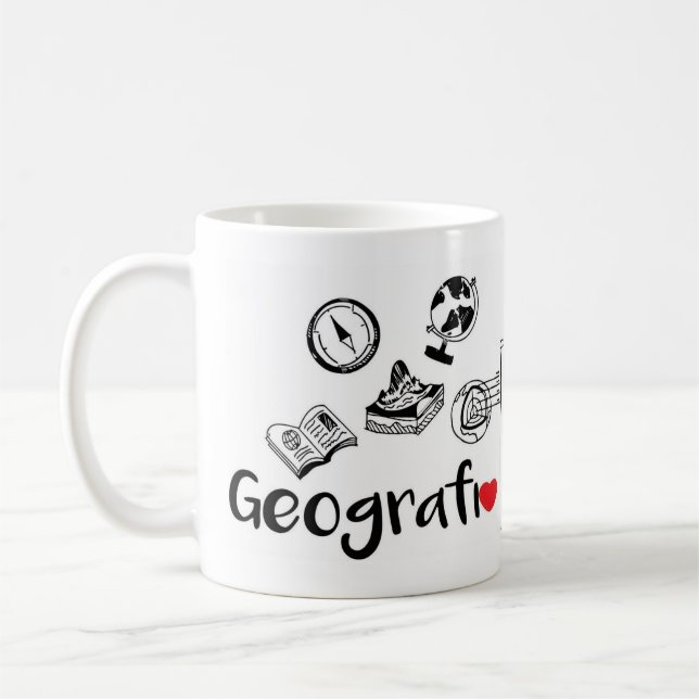 Mug Profession Geography 325ml (Left)