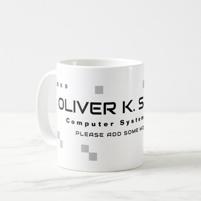 Mug Profession technologique moderne (Devant gauche)