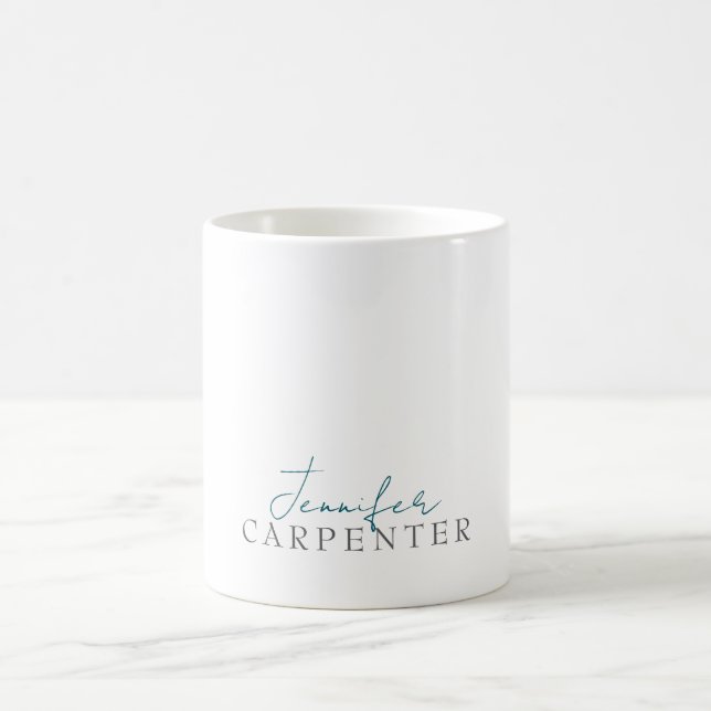 Mug Professional elegant modern minimalist plain (Centre)