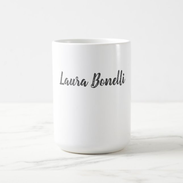 Mug Professional Modern Minimalist Plain Ajouter un no (Centre)