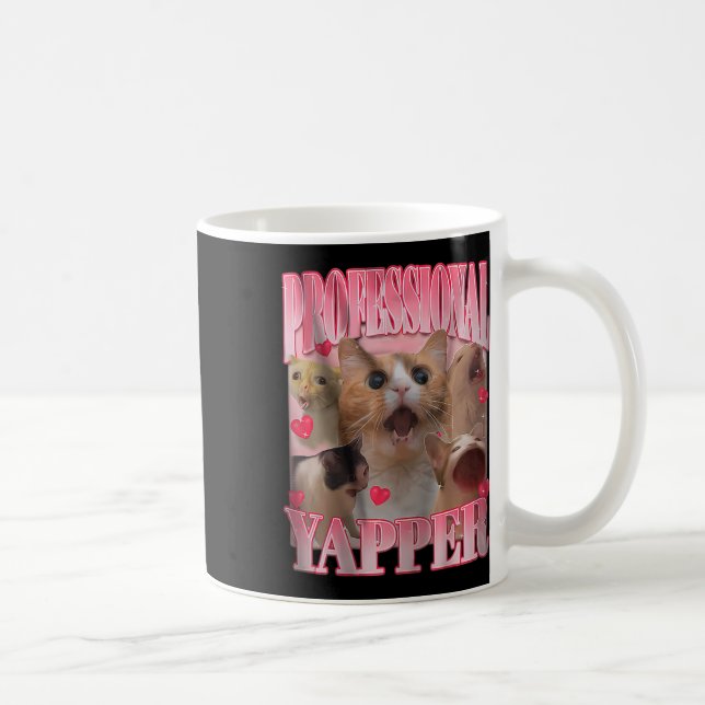 Mug Professional Yapper Chat Drôle Mème (Droite)