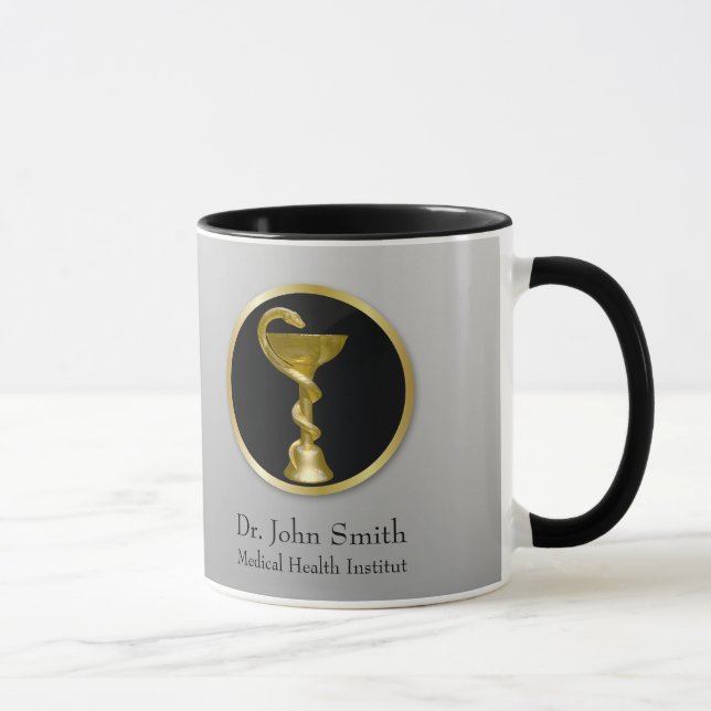 Mug Professionnel Médicale Hygieia Bowl Gold (Droite)