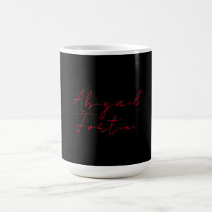 Mug Professionnel minimaliste rouge noir moderne