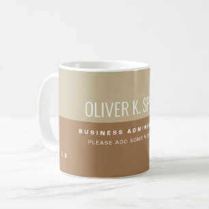Mug Professionnel (professionnel) 2 Tones Brown café M