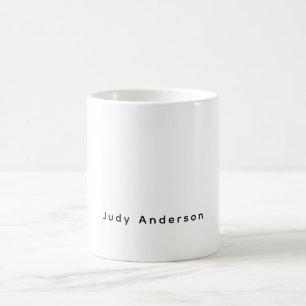 Mug Professionnel Simple Moderne Élégant Votre Nom