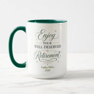 Mug Profitez de Votre Retraite Bien Méritée Personnali