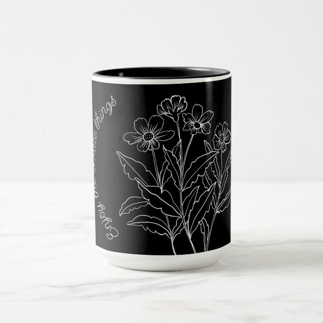 Mug Profitez des fleurs de Little Things (Centre)