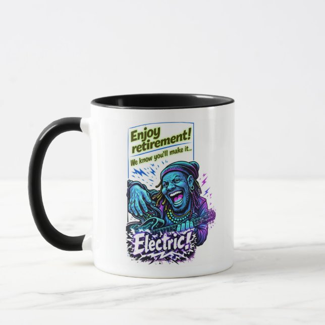 Mug Profitez d'une retraite électrique ! (Gauche)