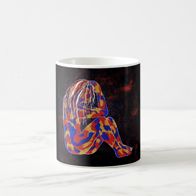 Mug Profondément Dans La Pensée (Centre)