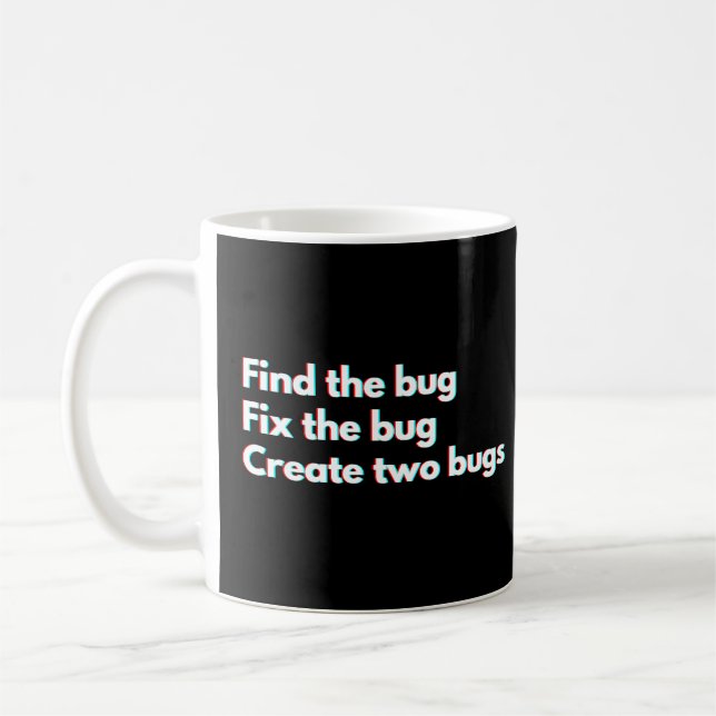Mug Programmeurs et développeurs humour de codage (Gauche)