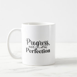 Mug Progrès, pas perfection - Motivation du succès