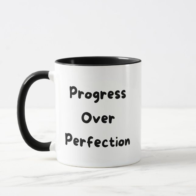 Mug Progrès sur la perfection (Gauche)