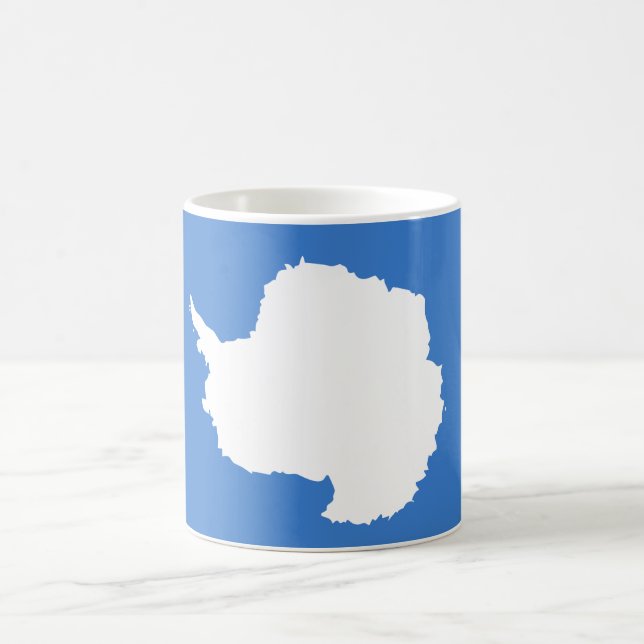 Mug Projet de drapeau de l'Antarctique (par Graham Bar (Centre)