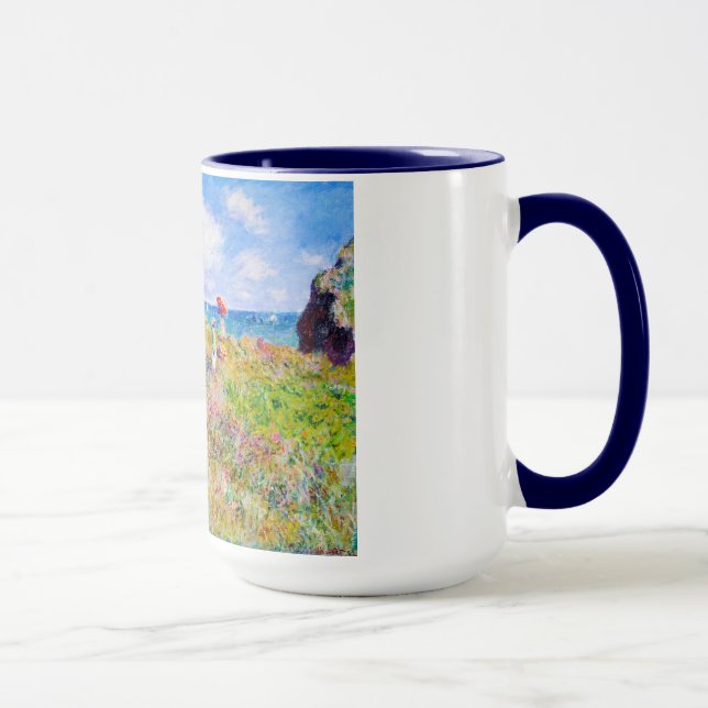 Mug Promenade de Clifftop chez Pourville Claude Monet (Droite)
