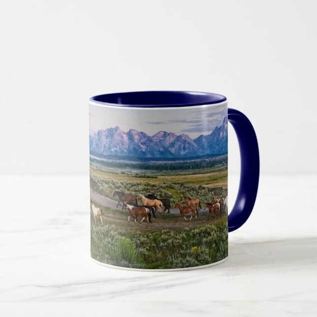 Mug Promenade des chevaux (Devant droit)