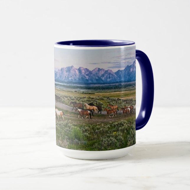 Mug Promenade des chevaux (Devant droit)