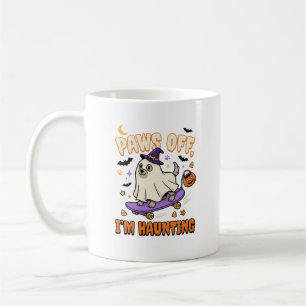 Mug Promenade en skateboard de chien d'Halloween effra
