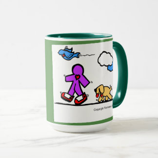 Mug Promenade heureuse d'art
